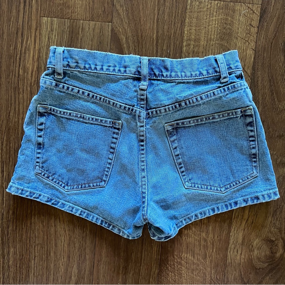 vintage 1999 gap denim blue jean shorts